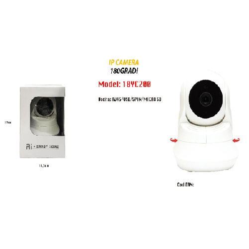 Maxtech-telecamera Wifi Full Hd Videocamera Videosorveglianza Ip Camera Maxtech 18yc200 -