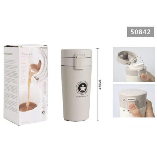 Kaela-borraccia Termica Porta Liquidi Caffè Thermos Contenitore Bicchiere 450ml 50842 -