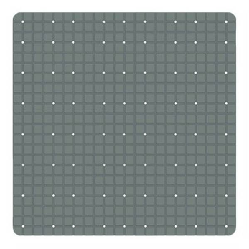 Cleafe-tappeto Tappetino Pvc Antiscivolo Per Vasca Bagno Doccia 52 X 52 Cm Grigio 79767 -