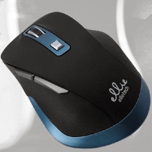 Mouse Wireless Ottico Professionale Ergonomico 2400dpi Dongle Usb Per Pc Q-m2000 -
