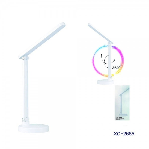 Lampada Tavolo Scrivania Moderna Led Casa Ufficio Touch Bianca Snodabile Dt-2665 -