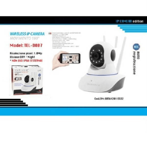 Maxtech-telecamera Ip Camera Wireless Motorizzata Interno Controllo App Maxtech Tel-d007 -