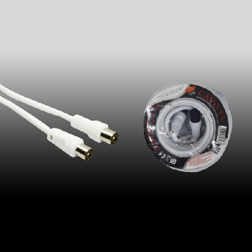 Cavo Da 10 Metri Tv Maschio/maschio Coassiale Prolunga Antenna Maxtech Cav-tv10m -