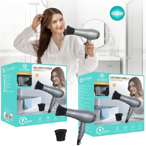Linq-asciugacapelli Phon Fono Professionale 4000 Watt 2 Velocita' Beccuccio Tx-8081 -