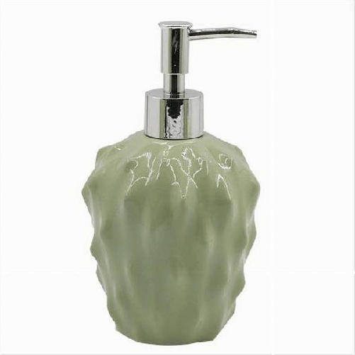 Dispenser Per Sapone Liquido Verde Effetto Cactus Accessorio Arredo Bagno 79933 -
