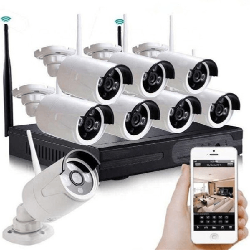 Set Sistema Di Registrazione Sorveglianza Cctv Integrato 8 Telecamere 4k Q-s8pro -