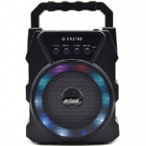 Andowl-altoparlante Portatile Q-yx2155 15w Pmpo Bluetooth 5.0 Con Luci A Led Senza Fili -