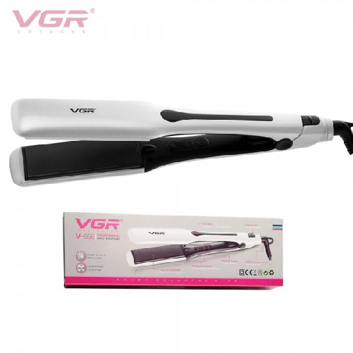 Piastra Per Capelli Lisciante Professionale Temperatura Regolabile 50w Vgr V-556 -