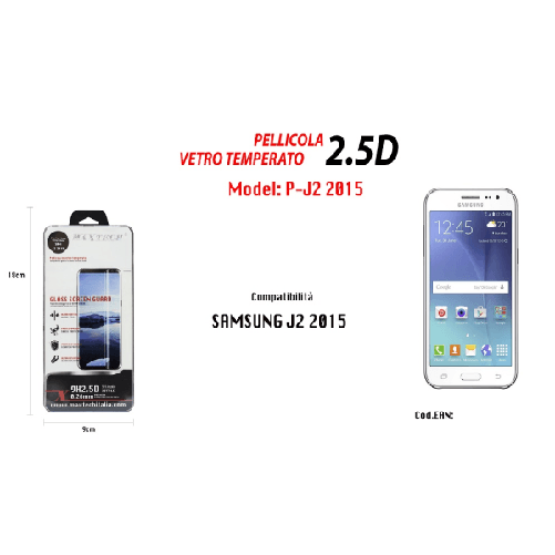 Maxtech-pellicola Protettiva Vetro Temperato Per Samsung Galaxy J2 2015 Maxtech P-j2 2015 -