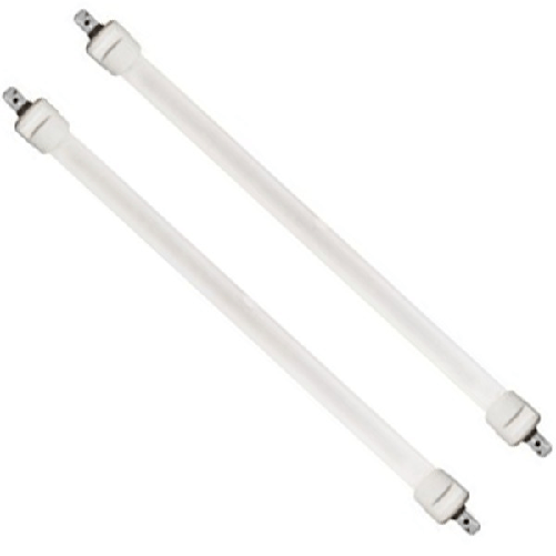 Maxtech-set 2 Tubi Candela Di Ricambio Per Stufa Al Quarzo Stufe Lunghezza 205 Mm Tbq-01 -
