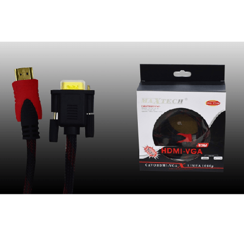 Cavo Video Retinato Da Hdmi A Vga Linea 1080p Da 10 Metri Maxtech Hdva-rt10m -