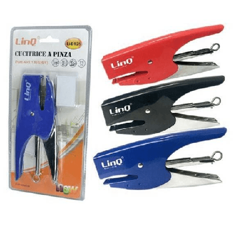 Spillatrice Cucitrice A Pinza Punti Metallici 130/e 6/4 + 1000 Punti Li-d128 -
