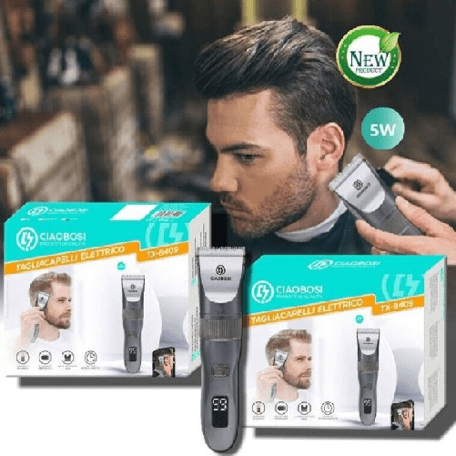 Rasoio Tagliacapelli Elettrico Ricaricabile Usb Per Uomo 5 Watt 1500mah Tx-8409 -