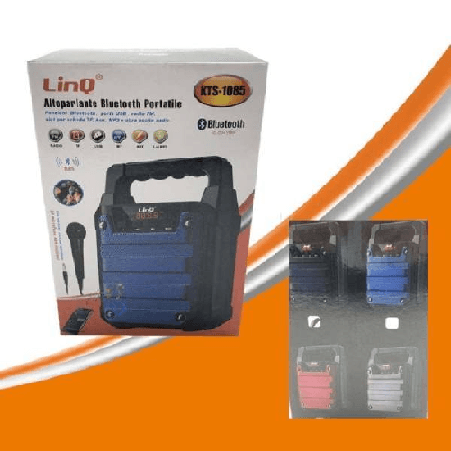Altoparlante Speaker Cassa Bluetooth Portatile Kts-1085 Radio Fm Lettore Tf Usb -