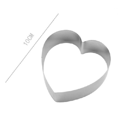 Set 2 Pz Forme A Cuore Per Dolci Biscotti Cake Design Stampini Torte 10cm 98934 -