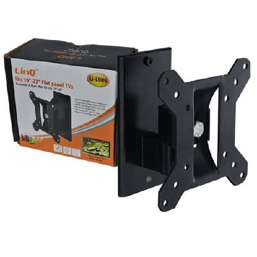Linq-supporto Staffa A Muro Per Tv Led Lcd Orientabile Monitor Da 10′′ – 23′′ Li-l006 -