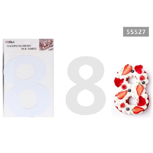 Kaela-stampo Torte Dolci A Forma Di Numero 8 10 Pollici Strumento Taglio Stencil 55527 -