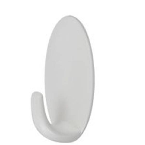 Gancio Appendino Adesivo Da Parete Casa Cucina Bagno Attaccapanni Ovale 59675 -