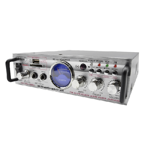 Andowl-amplificatore Stereo Bluetooth Usb Funzione Mini Super Bass Telecomando Q-t112 -