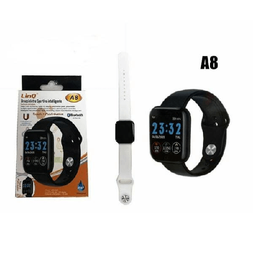 Linq-smartwatch Orologio Contapassi Smart Sport Bracciale Sportivo Bluetooth Linq A8 -