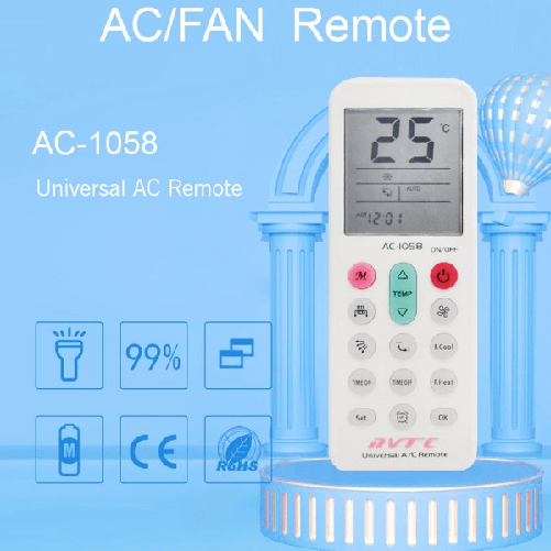Andowl-telecomando Universale Sostitutivo Condizionatore D'aria Climatizzatore Q-yk1058 -