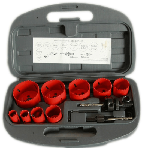 Trade_ox-set 13 Pezzi Frese Seghe Bi-metallo Fresa A Tazza Punta Fora Sega Metallo Legno -