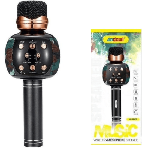 Altoparlante Microfono Wireless Ricaricabile Bluetooth Fm Radio Musica Q-m2911 -