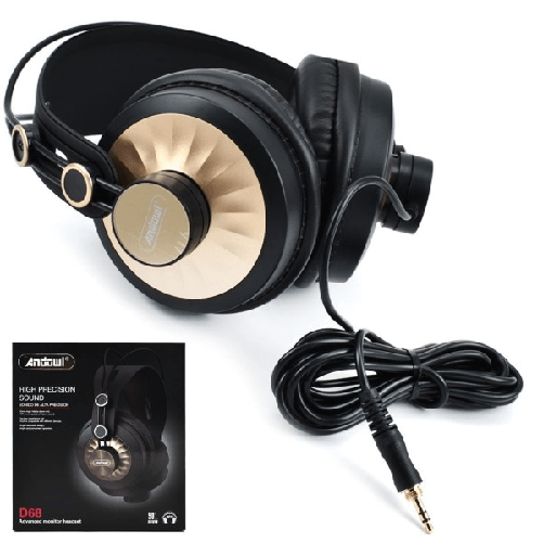 Cuffie Over-ear Cablate D68 Hifi Stereo Jack Da 3,5 Mm Musica Design Ergonomico -