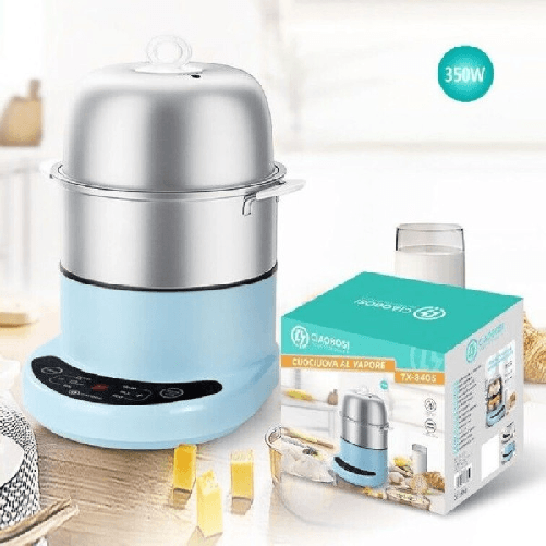 Linq-cuoci Uova Al Vapore Bollitore Elettrico 350w Fornello Cuociuova 12 Uova Tx-8405 -
