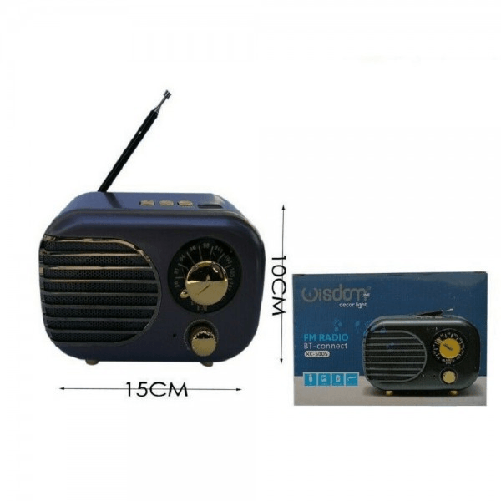 Radio Fm Portatile Con Antenna Speaker Bluetooth Microsd Usb/ms 15x10cm Xc-5005 -