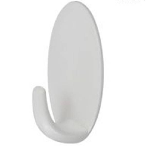 Set 2pz Ganci Appendini Adesivi Parete Casa Cucina Bagno Attaccapanni Ovali 59676 -