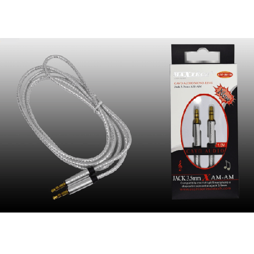 Cavo Audio Jack 3,5mm Am/am 1,5mt Prolunga Aux Per Smartphone Maxtech Aux2-mm1.5m -