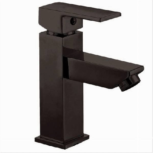 Rubinetto Per Bagno Ultra Moderno Miscelatore Orientabile Lavabo Nero Opaco 87207 -