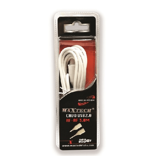 Cavo Prolunga Estensione Usb 2.0 Femmina A Femmina 3 Metri Maxtech Usb2.0-ff3.0m -