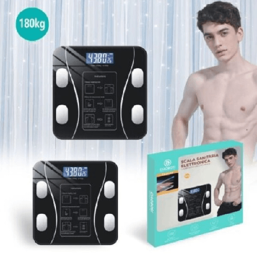Bilancia Pesapersone Digitale Professionale 180kg Elettronica Display Lcd Tx-8100 -
