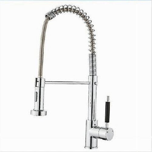 Cleafe-rubinetto Miscelatore Con Doccetta Lavello Isola Per Cucina Canna Alta 87466 -