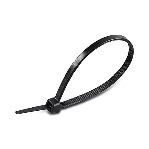 V-TAC 100 Fascette Cablaggio Stringicavo Larghezza 2.5mm Per Legare Fili Cavi Elettricista Casa Ufficio Fai Da Te (2.5X200mm, NERO)