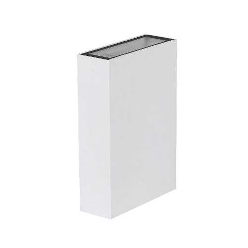 Applique Lampada LED da Muro Rettangolare 4W Colore Bianco 6500K IP65 Esterno Up-Down SKU-218562