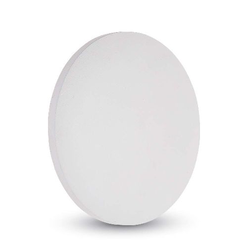 Applique Lampada LED da Muro Rotonda 9W 3000K Effetto Sole IP65 Carcassa Bianca SKU-7526