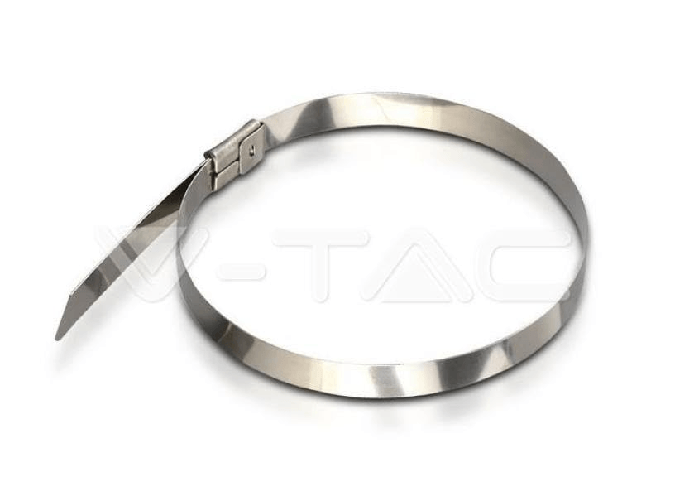 100 Fascette In Acciaio Inox 4.6X250mm Stringitubo Metalliche Inossidabile Per Legare Fili Cavi Tubi SKU-11189