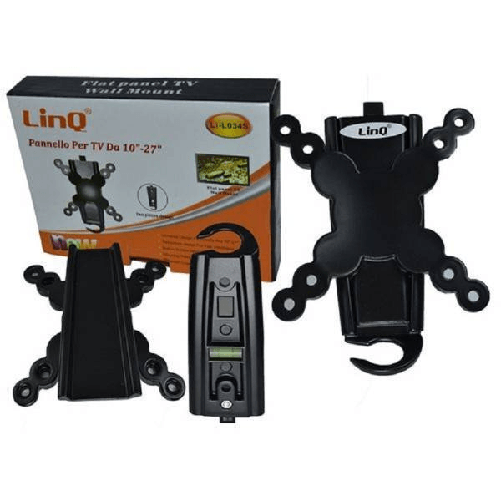 Linq-staffa Porta Tv A Muro Supporto Snodabile Monitor Da 10′′ A 27′′ Fino 25kg Li-l034s -