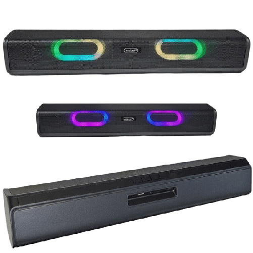 Andowl-cassa Bluetooth 5.0 Speaker Microfono Barra Soundbar Led Rgb Wireless Q-yx8891 -