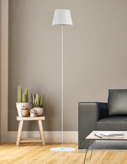 V-TAC Piantana LED 4W Colore Bianco in Alluminio con Touch Dimmerabile Altezza regolabile 3in1 3000K IP54