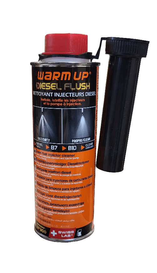 WARM UP Diesel Flush DF300 Pulitore Detergente Sistema di Iniezione Diesel Formula Common Rail DW10 300ml