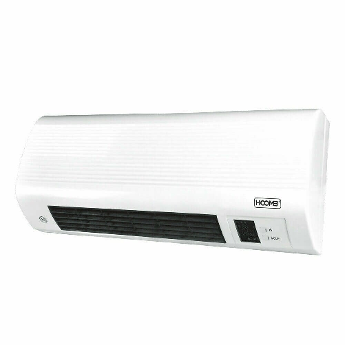 Termoconvettore in Ceramica da Parete 1000W 2000W con Timer Telecomando Panello Digitale Riscaldamento Rapido e Protetto Radiatore Bianco