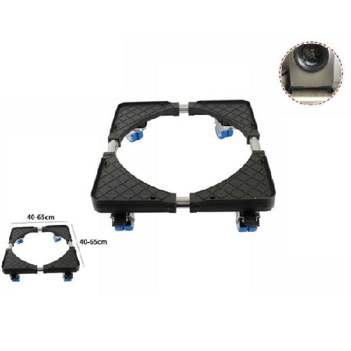 Trade Shop Traesio-base Mobile Supporto Per Frigo Frigorifero Lavatrice Ruote Carrello 40-65cm 70585 -