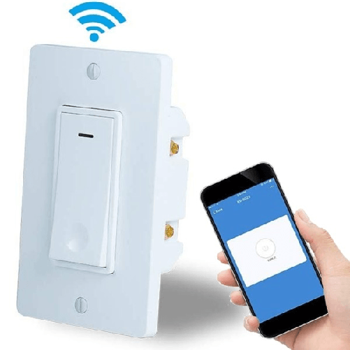 Trade Shop Traesio-interruttore Luci Smart Wifi Compatibile Con Alexa Google Ifttt Controllo Vocale -