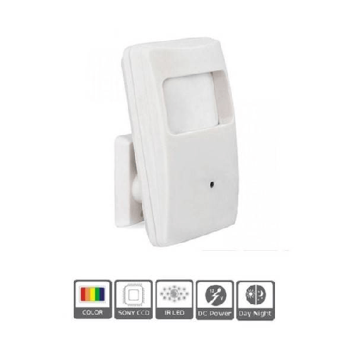 Trade Shop Traesio-telecamera Ahd Spy Nascosta In Sensore Allarme Movimento Pir 1000 Tvl 1.3mp -
