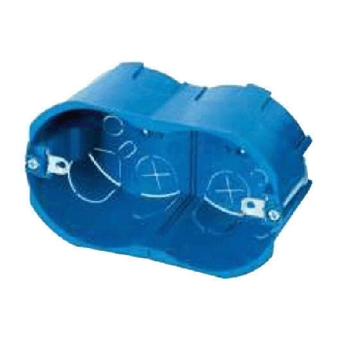 Trade Shop Traesio-scatola Cassetta Da Incasso 504 4 Posti Per Cartongesso Inserti In Ferro -