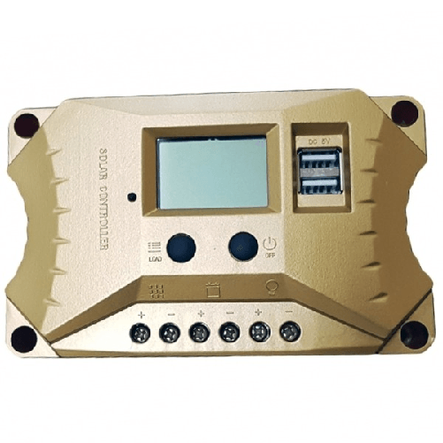 Trade Shop Traesio-controller Regolatore Carica Batteria 702 2porte Usb 20a Pannello Energia Solare -